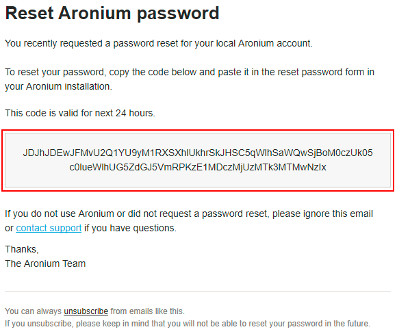 Password reset request e-mails look a bit suspicious - Website Features -  Developer Forum