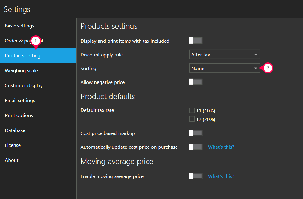 Sorting Items In A Purchase Order